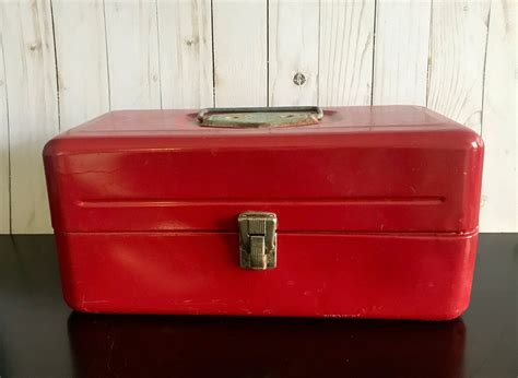 vintage old pal metal tackle box|old pal tackle box company.